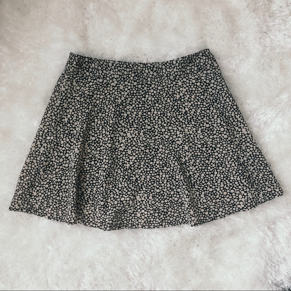 Forever 21 Brown/Cream Patterned Mini Skirt Size S